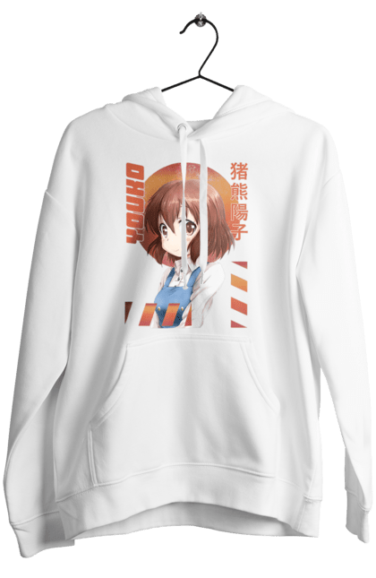 Women's hoodie with prints Kiniro Mosaic Yoko Inokuma. Anime, gold mosaic, kiniro mosaic, kinmoza, manga, yoko, yoko inokuma. 2070702