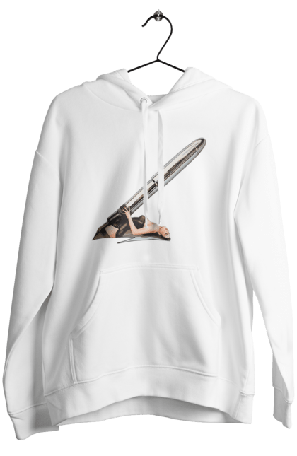Women`s hoodie with prints Great Patron. Bullet, cartridge, girl. 2070702