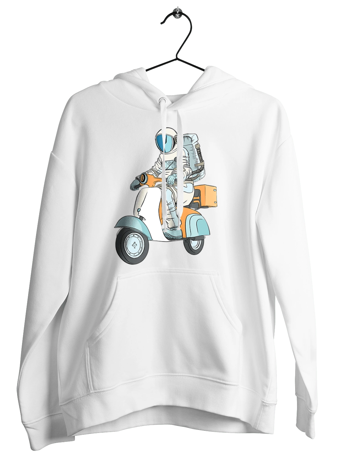 Astronaut on a motorcycle