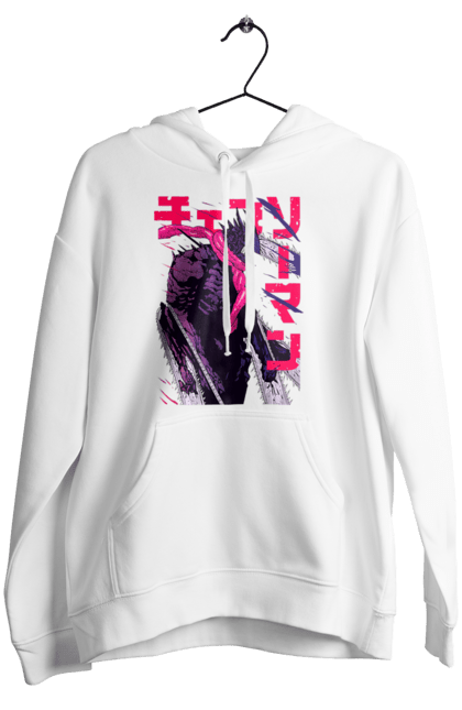 Women's hoodie with prints Chainsaw Man. Anime, chainsaw man, demon, denji, manga, pochita, shonen. 2070702