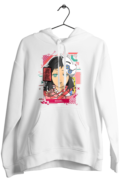 Women's hoodie with prints Demon Slayer Makomo. Anime, demon slayer, kimetsu no yaiba, makomo, manga, serial. 2070702
