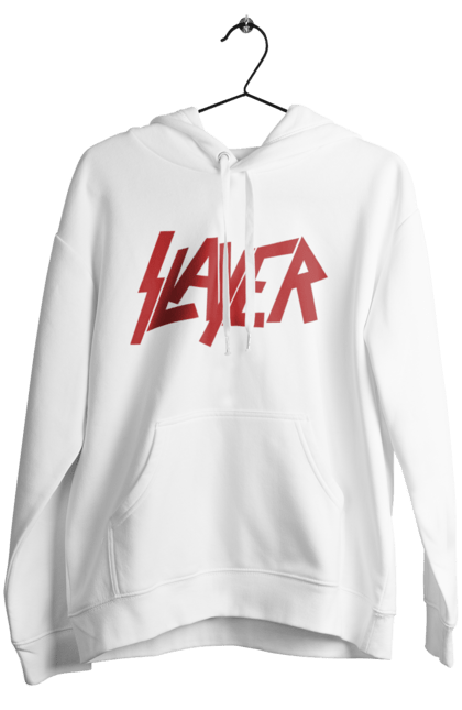 Жіноче худі з принтом "Slayer". Slayer, грув метал, група, метал група, музика, ню метал, спід метал, треш метал, череп. 2070702