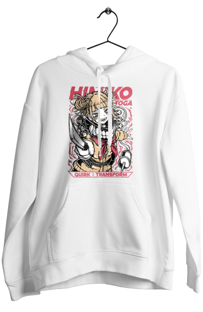 Жіноче худі з принтом "Моя геройська академія Хіміко Тога". Himiko toga, my hero academia, аніме, відеогра, манга, моя геройська академія, тога, хіміко тога, якудза тога. 2070702