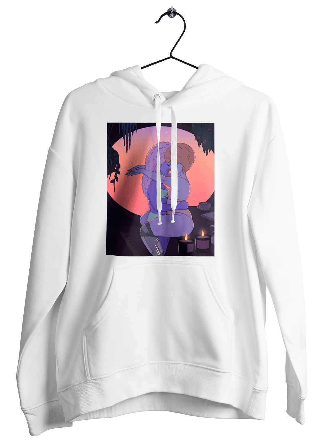 Purple Girls Hugging