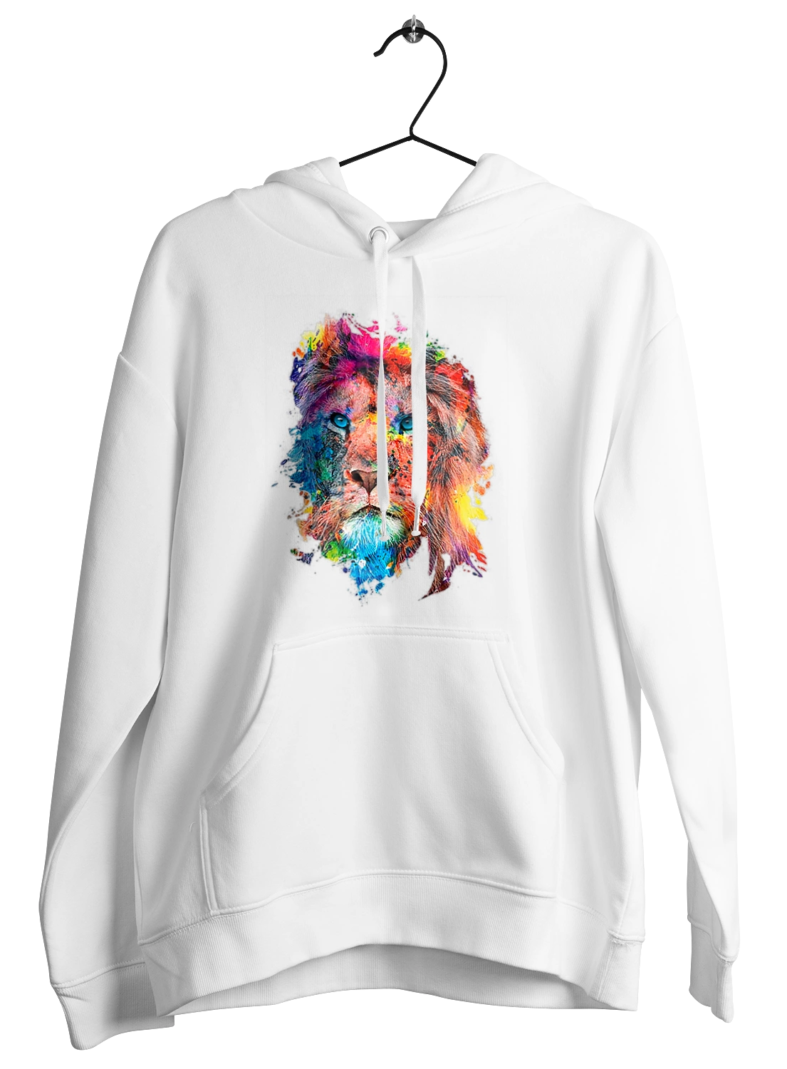 Лев из краски