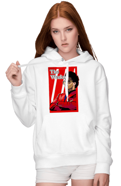 Women's hoodie with prints The Weeknd. Actor, producer, singer, tesfaye, weeknd. 2070702