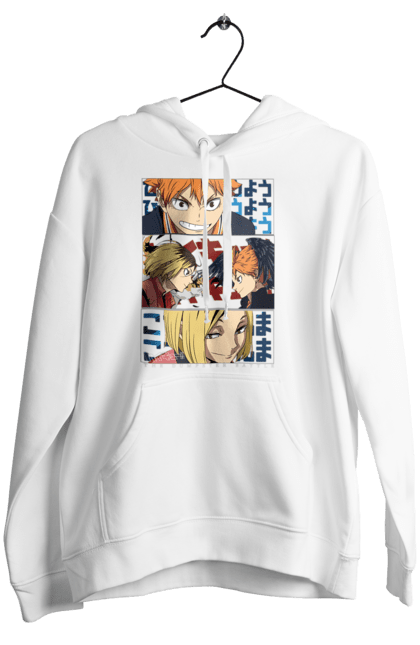 Женское худи с принтом Волейбол!! Хината и Кенма. Haikyu, hinata, kenma, shoyo hinata, аниме, волейбол, кенма, манга, хината, шоё хината. 2070702