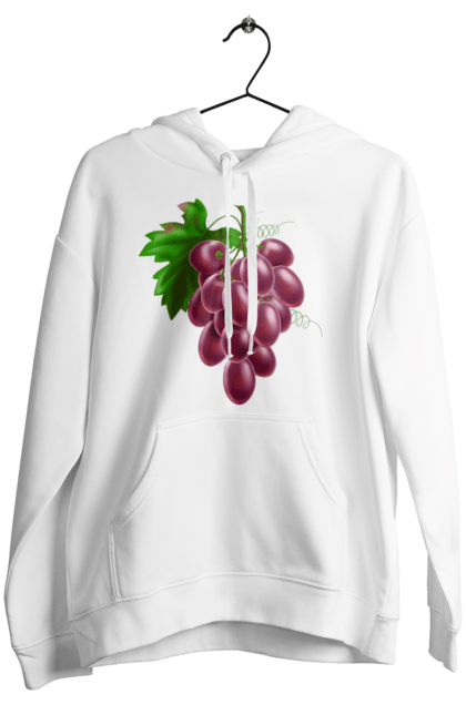 Women`s hoodie with prints Grapes. Grapes. 2070702