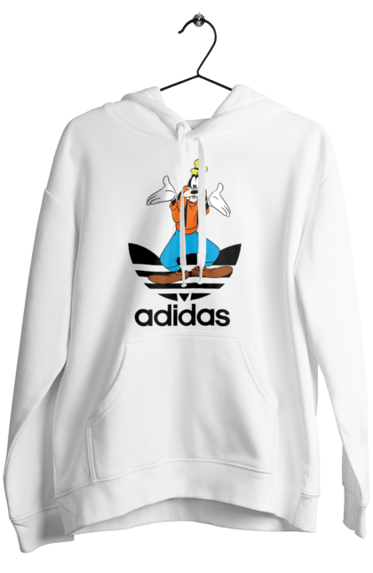 Жіноче худі з принтом "Adidas Гуфі". Adidas, goofy, адідас, гуфі, мультсеріал, мультфільм, пес, собака. 2070702