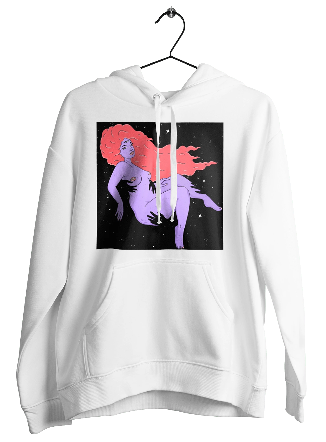 Purple Girl In Black Dire