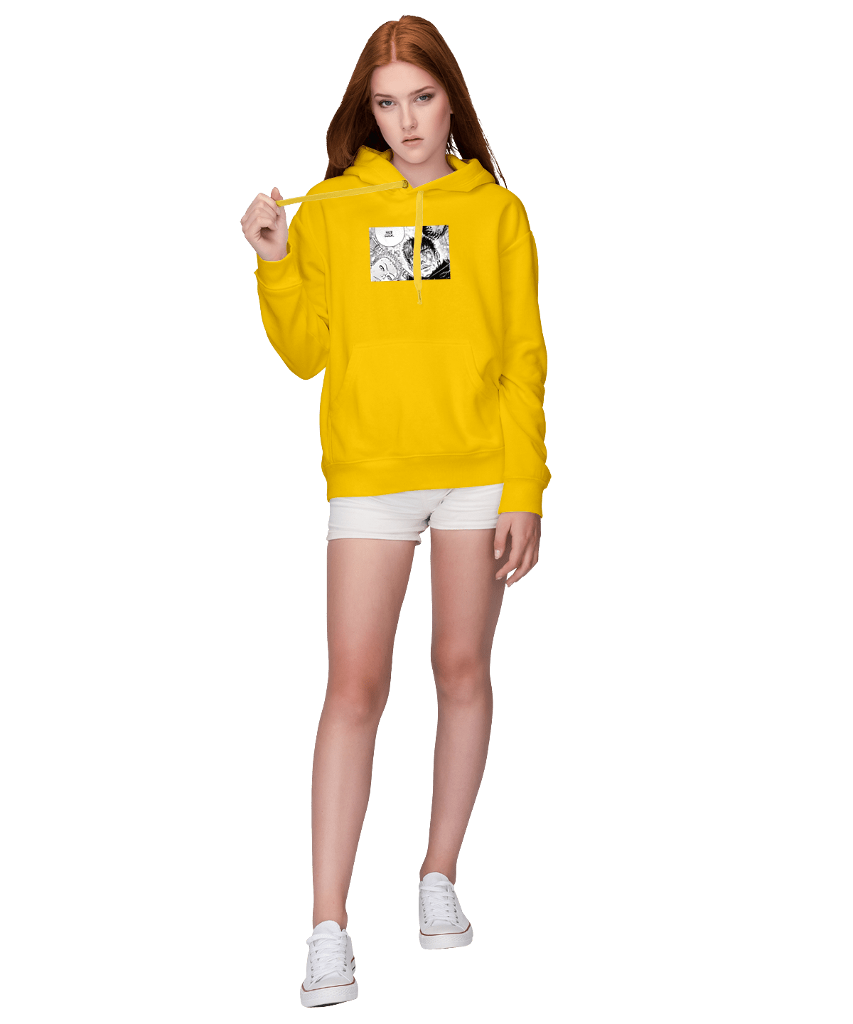 yellow berserk hoodie