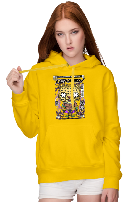 Жіноче худі з принтом "Tekken King Caped". Capcom, nintendo, tekken, боротися, вуличний боєць, японія. Funkotee