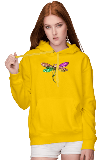 Жіноче худі з принтом "Метелик". Vintage, барвистий, гарна, естетичний, комаха, літо, метелик, природа, тварина, фіолетовий. CustomPrint.market
