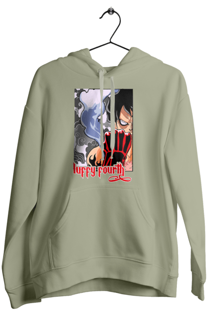 Women's hoodie with prints One Piece Luffy. Anime, luffy, manga, monkey de luffy, one piece, pirates. 2070702