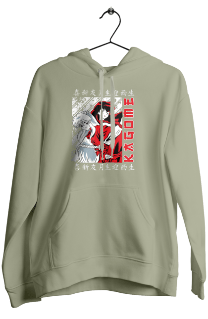 Women's hoodie with prints Inuyasha. Anime, guardian demon, inuyasha, manga, rumiko takahashi. 2070702