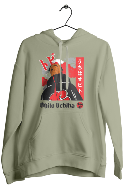 Women's hoodie with prints Naruto Obito Uchiha. Anime, character, manga, naruto, ninja, obito, obito uchiha, tv series, uchiha. 2070702