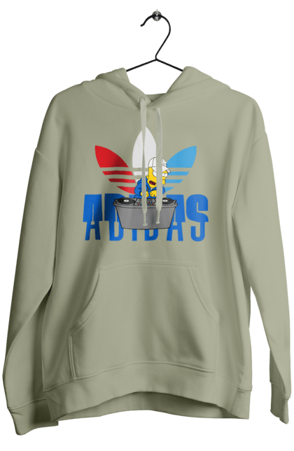 Жіноче худі з принтом "Adidas Барт". Adidas, bart, адідас, барт, мультфільм, серіал, сімпсон. 2070702