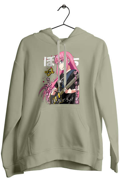 Women's hoodie with prints Bocchi the Rock! Hitori Gotou. Anime, bocchi the rock, hitori goto, hitori gotou, manga, music, rock. 2070702