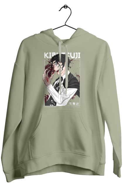 Women's hoodie with prints Demon Slayer Muzan. Anime, demon slayer, eternal paradise faith, kimetsu no yaiba, manga, muzan, twelve kizuki, upper rank six. 2070702