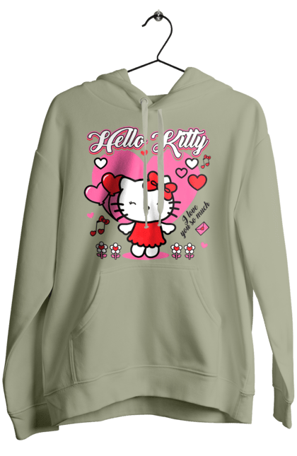 Жіноче худі з принтом "Хелло Кітті". Hello kitty, бренд, кіт, кошеня, персонаж, хелло кітті. 2070702