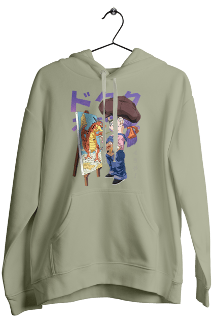 Women's hoodie with prints Dr. Slump Arale. Android, anime, arale, arale norimaki, doctor slump, dr. slump, girl, manga, schoolgirl. 2070702