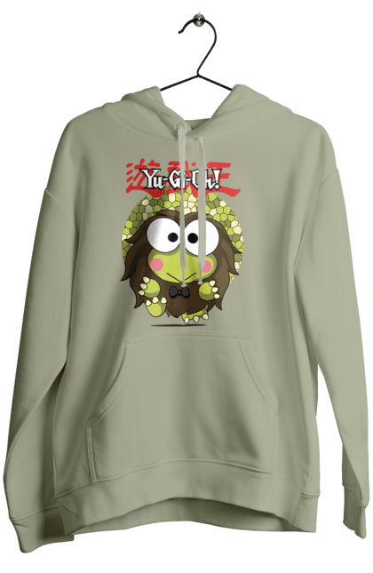 Women's hoodie with prints Yu Gi Oh! Keroppi. Brand, character, hello kitty, keroppi, yu gi oh, yugio. 2070702