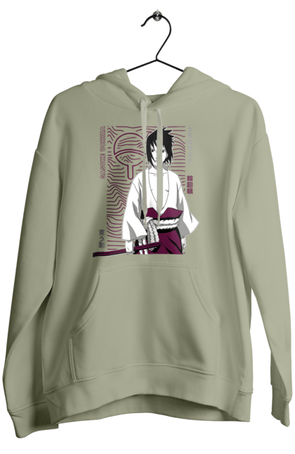 Women's hoodie with prints Naruto Sasuke Uchiha. Anime, manga, naruto, sasuke, sasuke uchiha, team 7, team number 7, uchiha. 2070702