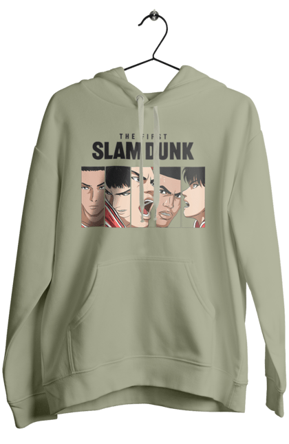 Women's hoodie with prints Slam Dunk. Anime, basketball, comedy, manga, school, shonen, slam dunk, sports anime. 2070702