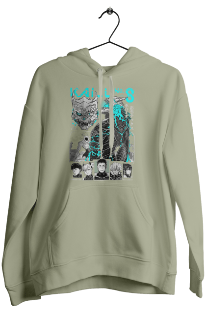 Women's hoodie with prints Kaiju № 8 Kafka Hibino. Anime, hibino kafka, kafka hibino, kaiju, kaiju 8, kaiju 8, kaiju № 8, manga. 2070702