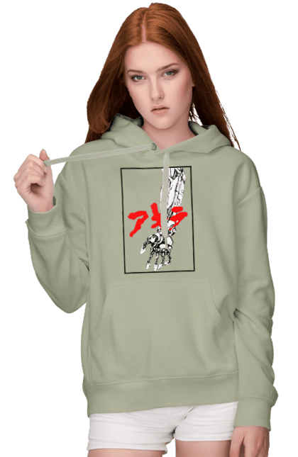 Women's hoodie with prints Akira Tetsuo Shima. Akira, anime, cyberpunk, manga, tetsuo shima. 2070702