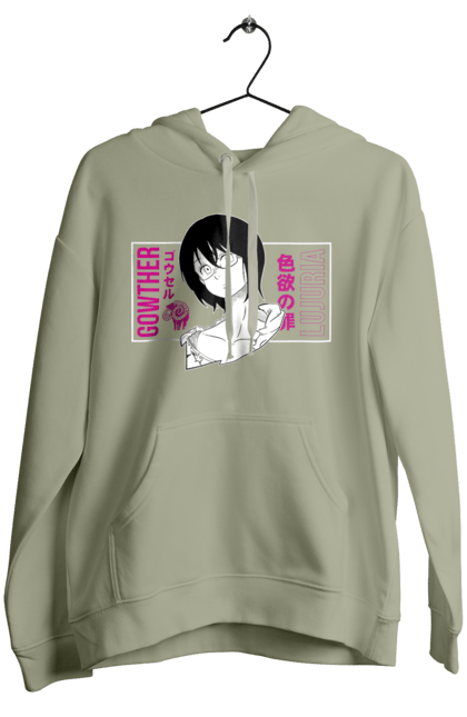 Women's hoodie with prints Seven Deadly Sins Gowther. Adventures, anime, comedy, fantasy, gowther, manga, seven deadly sins. 2070702