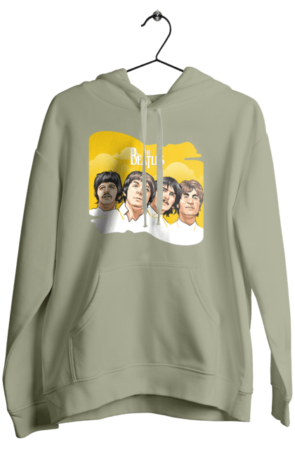 Women's hoodie with prints The Beatles. Beatles, george harrison, john lennon, liverpool four, music, paul mccartney, ringo starr. 2070702