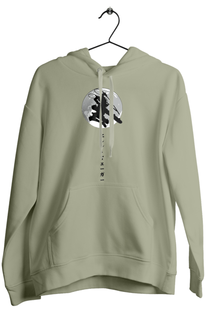 Women's hoodie with prints Attack on Titan Eren. Action film, anime, attack on titan, dark fantasy, drama, eren, eren jaeger, manga, post-apocalyptic. 2070702