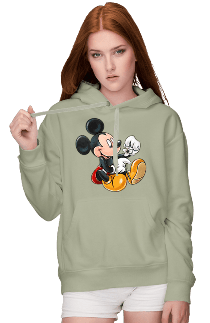 Жіноче худі з принтом "Міккі Маус". Mickey mouse, дісней, міккі, міккі маус, мультфільм. 2070702