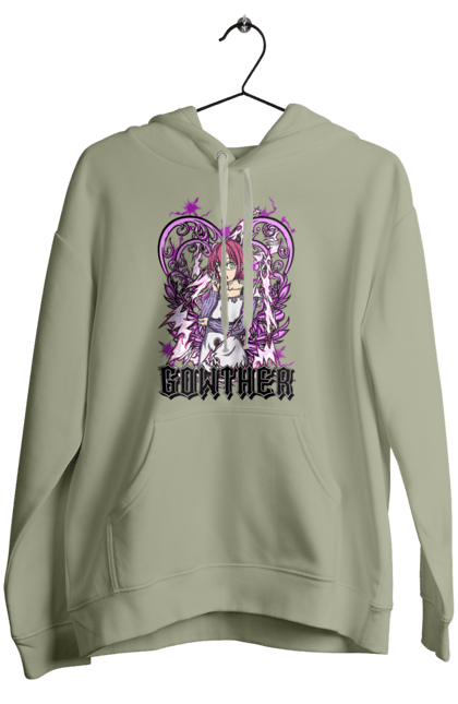 Women's hoodie with prints Seven Deadly Sins Gowther. Adventures, anime, comedy, fantasy, gowther, manga, seven deadly sins. 2070702