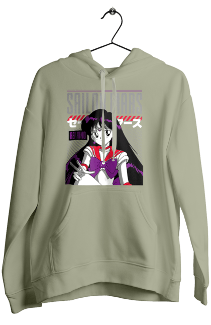 Жіноче худі з принтом "Сейлор Мун Марс". Rei hino, sailor moon, аніме, драма, махо седьо, рей хіно, сейлор марс, сейлор мун, серіал. 2070702