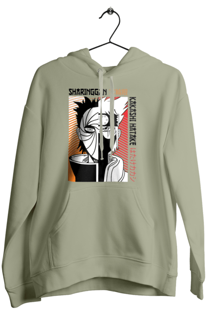 Women's hoodie with prints Naruto Kakashi Hatake. Anime, kakashi, manga, naruto, shinobi, shonen, team number 7. 2070702