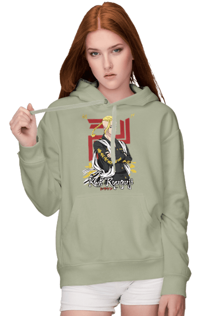 Women's hoodie with prints Tokyo Revengers Draken. Anime, draken, ken ryuguji, ken-chin, manga, serial, tokyo manji gang, tokyo revengers. 2070702