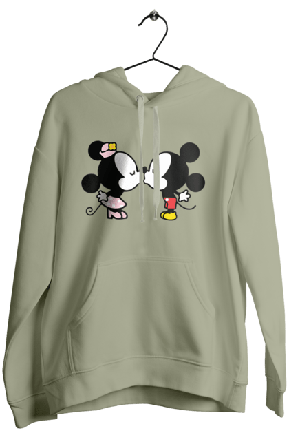 Жіноче худі з принтом "38". Mickey mouse, minnie mouse, дісней, міккі, міккі маус, мінні маус, мультфільм. 2070702