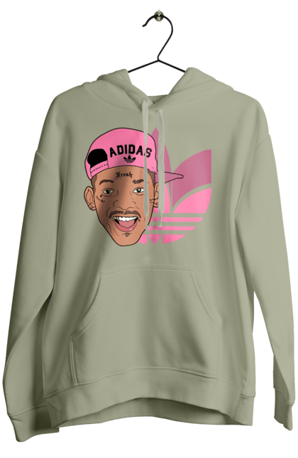 Жіноче худі з принтом "Adidas Вілл Сміт". Adidas, will smith, адідас, актор, вілл сміт, кіно, роль, фільм. 2070702