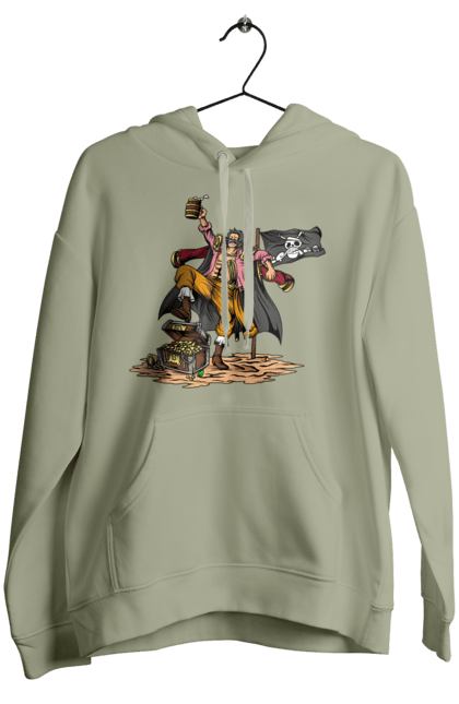 Women's hoodie with prints One Piece Gol D. Roger. Anime, gol d. roger, gold roger, manga, one piece, straw hat pirates. 2070702