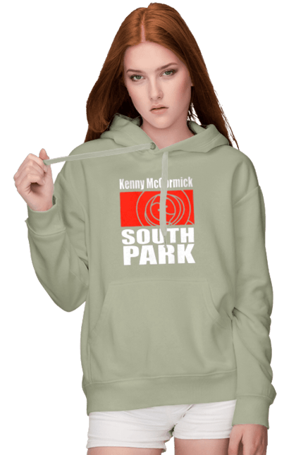 Women's hoodie with prints South Park Kenny. Cartoon series, kenny, kenny mccormick, south park. 2070702