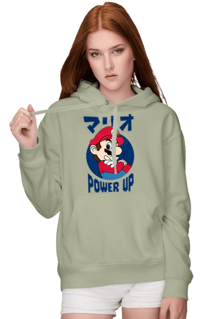 Women's hoodie with prints The Super Mario Bros.. Character, game, mario, mario bros, nintendo, super mario bros. 2070702