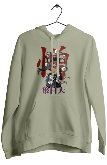 Women's hoodie with prints Demon Slayer Zohakuten. Anime, demon slayer, eternal paradise faith, kimetsu no yaiba, manga, twelve kizuki, upper rank six, zohakuten. 2070702