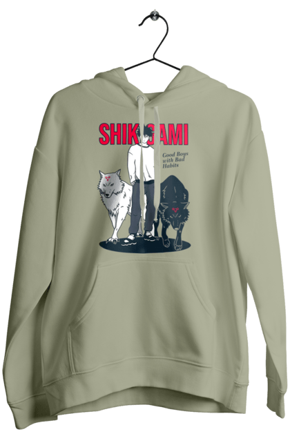 Women's hoodie with prints Jujutsu Kaisen Megumi. Anime, dark fantasy, fushiguro, fushiguro megumi, jujutsu kaisen, magic battle, manga, megumi, mystic. 2070702