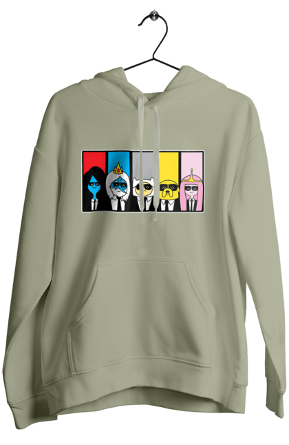 Women's hoodie with prints Adventure Time. Adventure time, animated series, cartoon network, land of ooo, tv series. 2070702