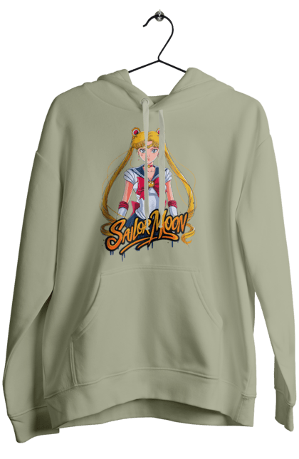 Women's hoodie with prints Sailor Moon. Anime, drama, magical girl, sailor moon, tv series, usagi tsukino. 2070702