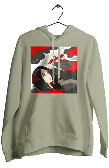 Women's hoodie with prints Girl and dragon. Dragon, fantasy, romance, young woman. 2070702