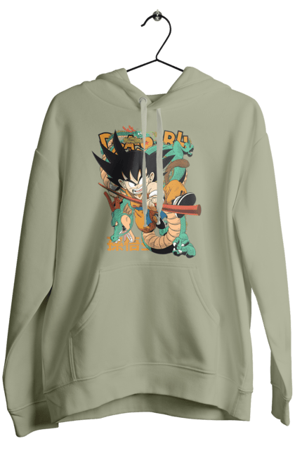 Жіноче худі з принтом "Перли дракона Сон Гоку". Dragon ball, manga, son goku, аніме, гоку, манга, перли дракона, сон гоку. 2070702