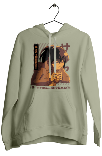 Women's hoodie with prints Attack on Titan Sasha. Anime, attack on titan, manga, sasha, sasha blouse, shingeki no kyojin, survey corps. 2070702